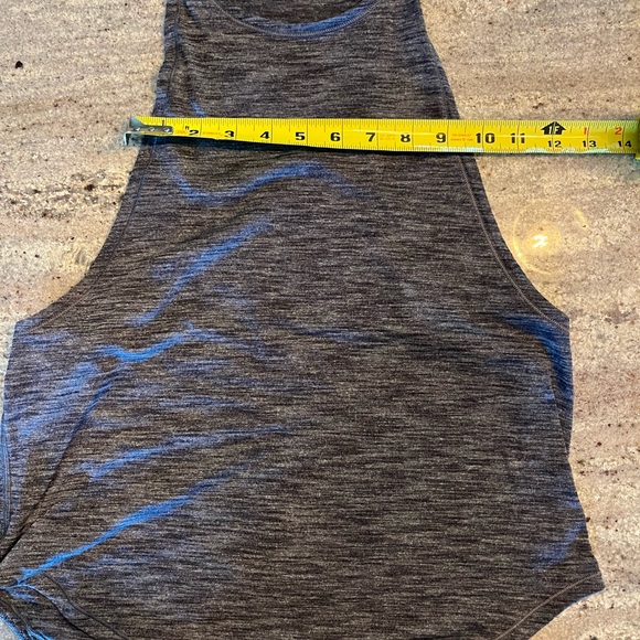 lululemon athletica Tops - Lululemon Sweat Date Tank Top Heathered Dark Grey